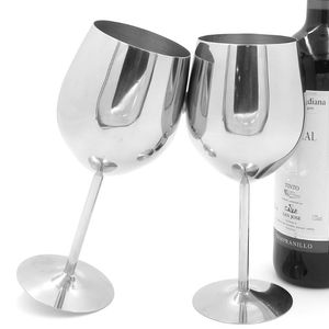 Tasses 2 pièces 180ml/240ml/350ml/550ml gobelet en acier inoxydable de haute qualité haut de gamme verre à vin rouge maison Bar tasse à boire verres à vin