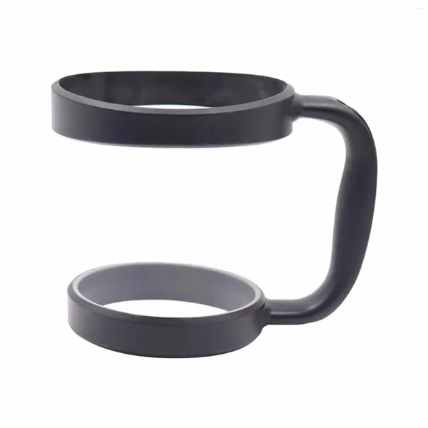 Tazas Paquete de 3 manijas de vaso de 30 oz Mango para taza Portavasos Gel de sílice Negro Rosa Azul Accesorios de cocina duraderos convenientes