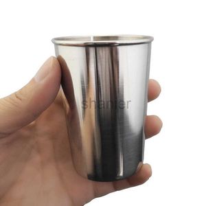 Tasses 30/70/180 / 320 ml Mini verres en acier inoxydable en métal tasse de bière de bière pour les accessoires de cuisine portable pour une boisson à l'orchestre 1pc 240417