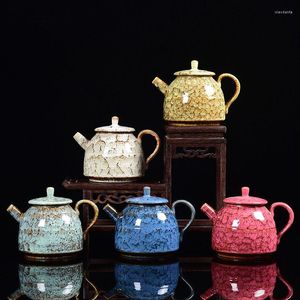 Tasses 300 ML Théière En Céramique Exquise Théière Bouilloire Service À Thé En Porcelaine Traditionnelle Chinoise Teaware