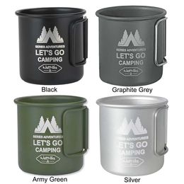 Tasses de 300 ml de camping Camping Titanium Cup Travel Desktop Logiciel Ustensiles de pique-nique en plein air