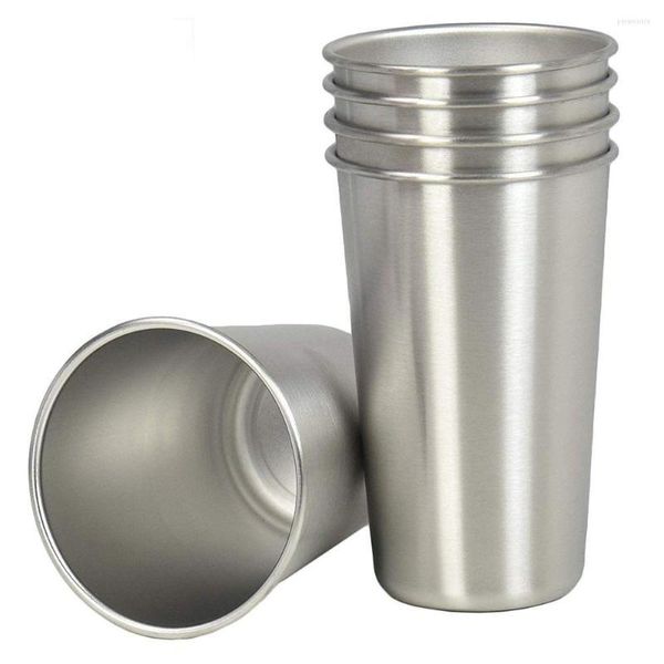 Tasses 350/500 ml voyage Portable Camping gobelet pinte tasse à boire en métal 304 tasse à bière en acier inoxydable