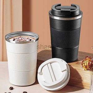 Tasses 380 ml / 510 ml de café thermos thermle à l'épreuve des fuites sans glissement