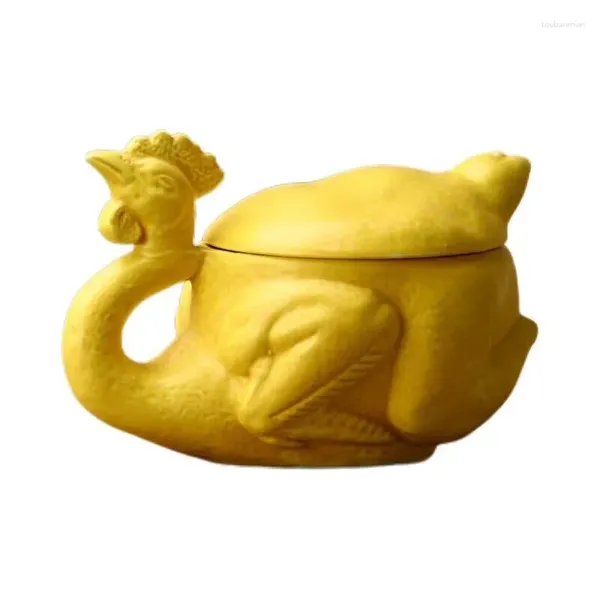 Tasses 3D pot de poulet tasse en céramique tasse créative sel cuit drôle forme étrange