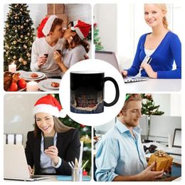 Tasses 3D drinkware tass nouveauté thermure thermure tasse tasse étanche à café conception de l'espace créatif de Noël cadeaux drôles pour les amateurs de livres