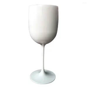 Tasses 401-500 ml en plastique Verre de vin rouge Creative Champagne Casse Blanc Black Party Banquet Bar Supplies