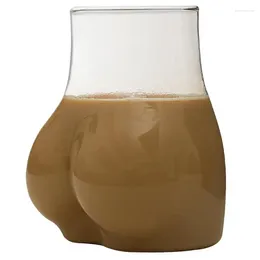 Tasses 450 ml de café drôle tasse borosilicate de verre femme femme body cul tasse lait d'eau pour adultes cadeau