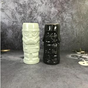 Mokken 450 ml ster Words Mug Stormtroopor Darth Vador Ceramic Coffee Milk Tea Water Cup Pottery Grote capaciteit Drinkware