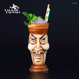 Tasses 470ml Hawaii Céramique Tiki Tasse Creative Porcelaine Bière Vin Coupe Bar Outils