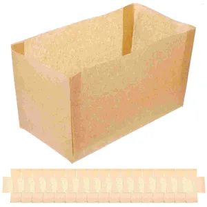 Mokken 50 pc's lege toast liners bakbekers grote bruiloft brood kleurbenodigdheden papier
