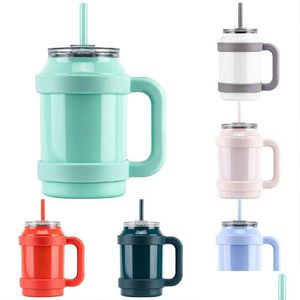 Mokken 50Oz RVS Quencher Tumbler Vacuüm houden en koude mok met handvat St Jy19 Drop Levering Thuis Tuin Keuken Eetkamer Bar D Dhkdl