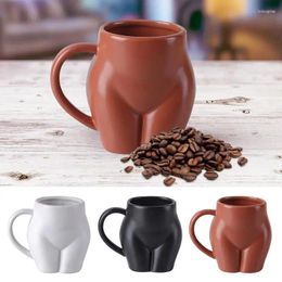 Tasses 520ml 3D fesse en céramique café décor à la maison tasse à thé nouveauté eau potable décoration tasses Drinkware