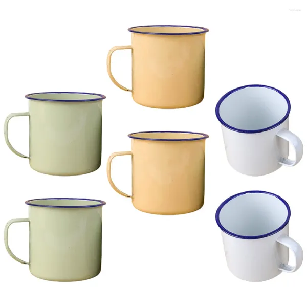 Tasses 6pcs verres à eau vintage