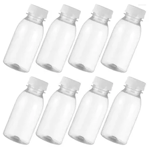 Tasses 8 pcs bouteille de lait vide bouteilles de boiss