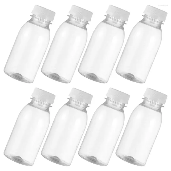 Tasses 8 pcs bouteille de lait vide bouteilles de boiss