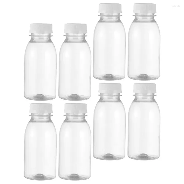 Tazas 8 PCS Portable Botella de leche Recipientes de viaje Refinete de las mini botellas de mascotas