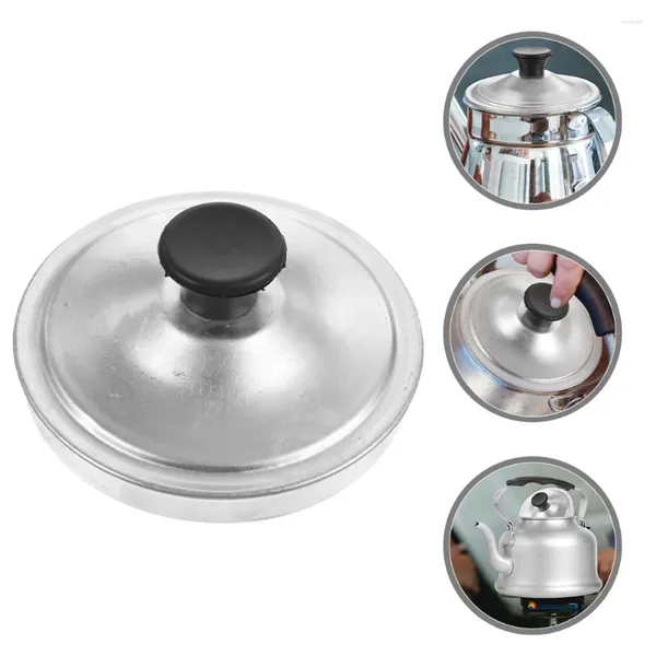 Tazas Tapa de sartén de aluminio Olla multifunción Tapa redonda Suministro de cocina Metal