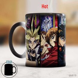 Mokken Anime Kleur Veranderende Mok 11 Oz Keramische Cartoon Koffie Melk Cup Cadeaus Voor Kinderen Kerstcadeau Cup R230713