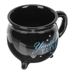 Tasses artistiques rangement d'eau tasse de café latte tasse halloween en céramique sorcière