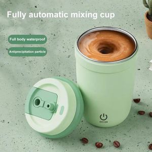 Tasses à mélange automatique tasse de café électrique rechargeable en acier inoxydable remuant pour le bureau portable à domicile