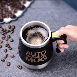 Tasses automatique auto-remuant tasse magnétique USB Rechargeable créatif en acier inoxydable café lait mélange tasse mélangeur paresseux Thermal237z