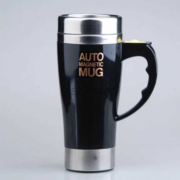 Tasses automatiques aggravation tasse électrique café automatique tasse de mélange automatique jus de lait en acier inoxydable 401-500 ml 240417