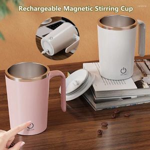 Tasses automatiques de tasse de café en remuant de cuisine mélange tasse tasse de consommation magnétique rechargeable