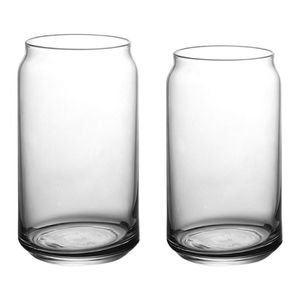 Mokken Bar Party Glassware voor watersapcocktails Bier Transparant Drinking Single Layer Glass Cup Home Office Kitchen188G