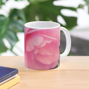 Mokken Mooie Roze Japanse Camellia Japonica Artistieke Close-up Van Een Bloem Art Po Print Koffiemok Kopjes Voor Thee