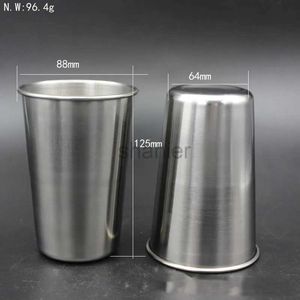 Tazas de cervezas de cerveza 500ml/600ml/700ml de acero inoxidable de acero inoxidable CUP CUPA CREATIVO SIMPLE VERRE BIERE RINSER TAKI TIKI FABRAS 240417