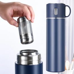 Tasses grand infuseur à thé Thermos 1000 ml en acier inoxydable tasse isolée garder au frais bouteille flacons sous vide Double paroi 231117