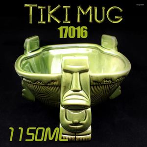 Tasses Big Tiki Bowl Cocktail Cup Beer Wine Mug Céramique Art Artisanat Creative Hawaii