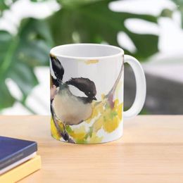 Tasses oiseaux au printemps, joli oiseau mignon, Design artistique, tasse à café, petit déjeuner, poterie, compagnon thermique à transporter