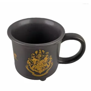 Tasses tasse de café noir avec pieds triangle pot en céramique créatif encens de modélisation du brûleur à encens Copo
