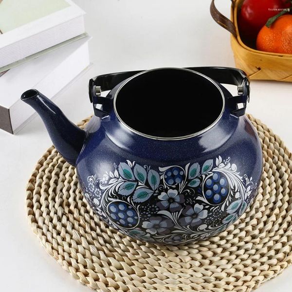 Tazas Tetera De Pavo Real Azul Teteras Para Estufa Teteras Estufa Tetera Esmalte Cocina Esmaltada