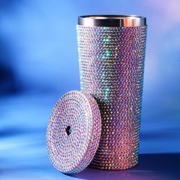 Mokken Botol lucht panas Bling berlian imitatie 750ml fles Glitter met een berlijn berlijn 230904