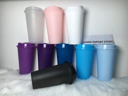 Tasses sans BPA 473 ml 480 ml 500 ml 16 oz, tasse à café en plastique réutilisable, tasse de voyage, boisson à emporter 231018