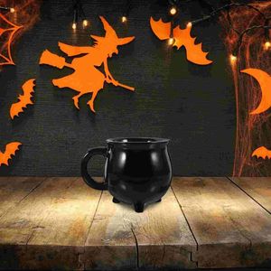 Tasses petit-déjeuner tasse en céramique chaudron halloween décoration boire du café tasse sorcière en céramique bourse à la maison