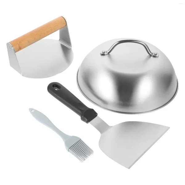 Tazas, herramienta de prensa de hamburguesas, herramientas de fabricación de metales, prensador de Gel de sílice, plancha para hacer hamburguesas de cocina