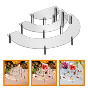 Mokken Cake Display Stand Modern Holder Shelf ondersteunt planken Board Paper Cup Kleine stapelbare tafelbladen Standen