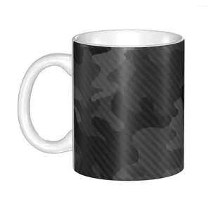 Tasses en carbone Camouflage Design tasse à café bricolage personnalisé armée militaire tasse en céramique cadeau créatif