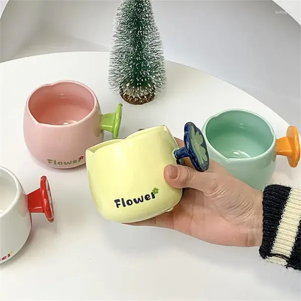 Tasses dessin animé tasses à café vin céramique tasse de ménage d'eau petite capacité de voyage à la maison lait