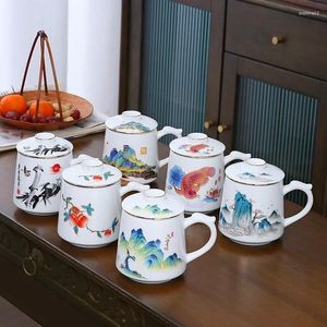 Tasses en céramique de style chinois tasses à thé.
