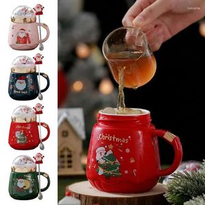 Mokken Ceramic Christmas |500 ml grote capaciteit Santa Claus koffiemok kleurrijk drinken voor geschenk grappige theekopjes