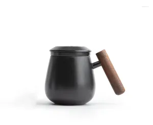 Mokken Keramische Koffiemok Met Filter Reizen 350ml