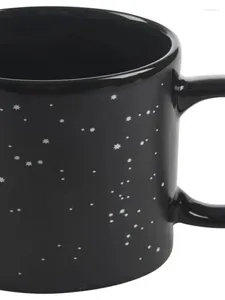 Tasses en céramique constellation de couleur changeant tasse de tasse de chaleur réaction de température de température café Cation Creative Water Cup I084878