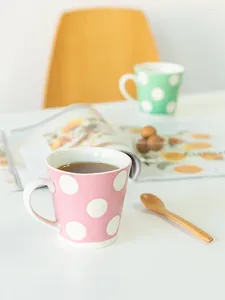 Tasses en céramique couple tasse à eau tasse tasse ménage suspendu l'oreille de café petit déjeuner