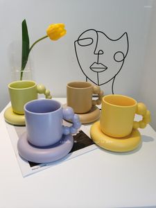 Mokken keramische creatieve koffiekopje met baksuiker beklede bessen Noordse huisdecor Handgemaakte kunsttheemok gepersonaliseerde geschenken.