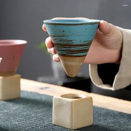 Tasses en céramique Retro Coffee tasse de poterie grossière japonaise Creative