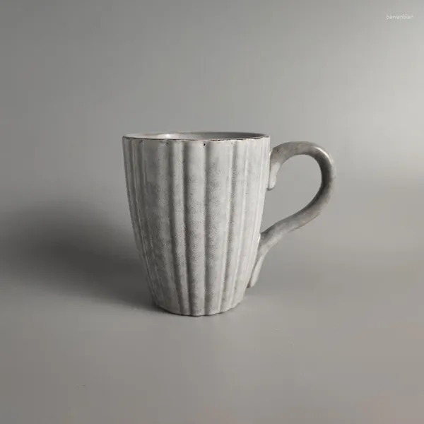 Tazas Cabina de cerámica Nordic retro Viento silencioso Retro Hizo una vieja taza de café de celebridades en línea de calabaza